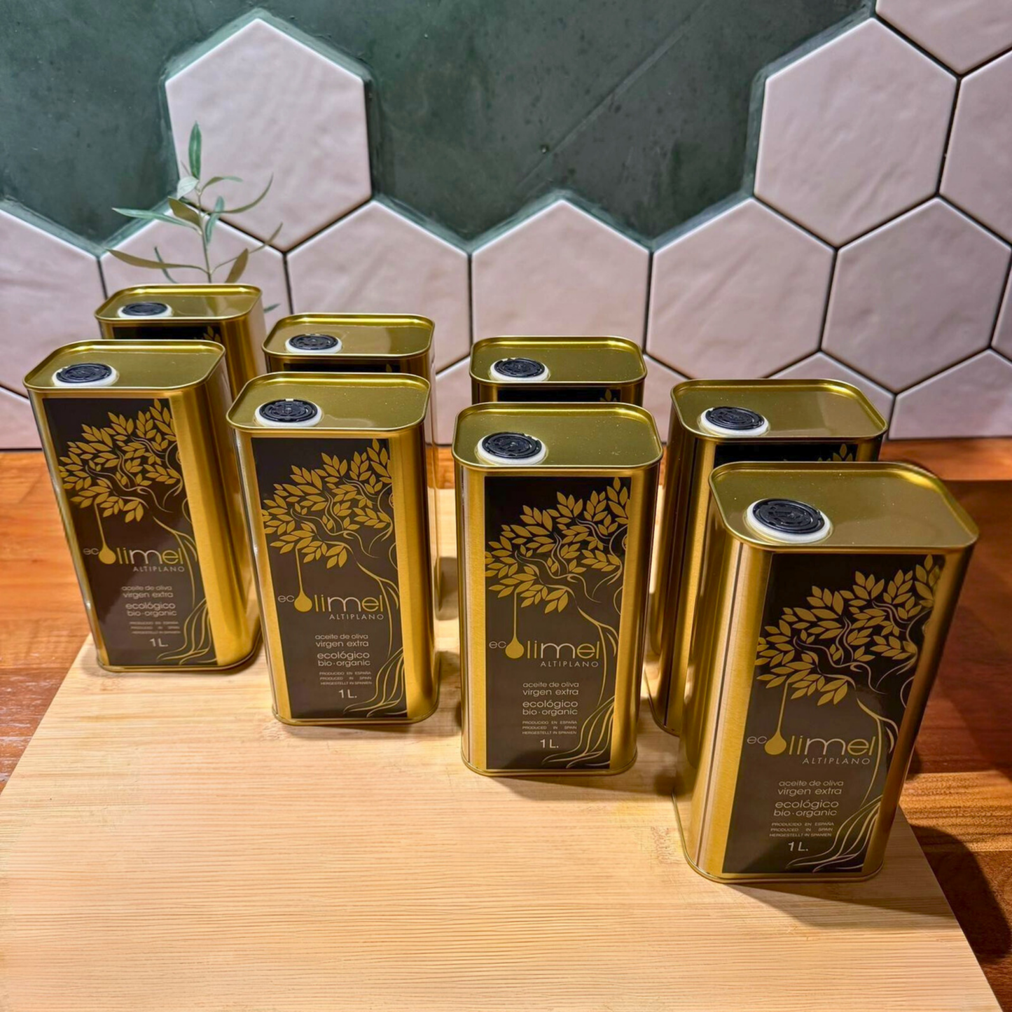 Olimel Bio Extra Vierge Olijfolie – Voordeelpakket 8x1 L Blik