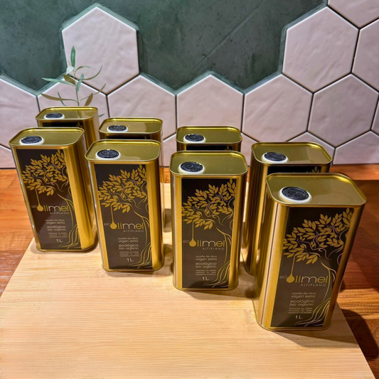 Olimel Bio Extra Vierge Olijfolie – Voordeelpakket 8x1 L Blik