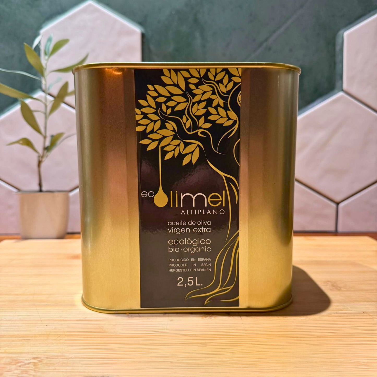 Olimel Bio Extra Vierge Olijfolie – 2.5 L Blik