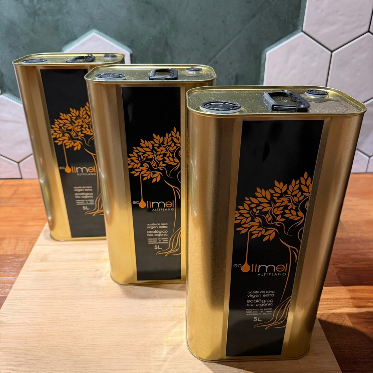 Olimel Bio Extra Vierge Olijfolie – Voordeelpakket 3x5 L Blik